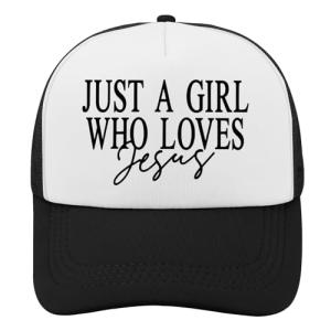 Jesus Lover Trucker Hat for Women - Adjustable Cap