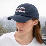 Jesus First Again Navy Blue Baseball Hats