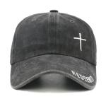 Embroidered Cross Baseball Cap for Christians