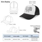 Jesus Lover Trucker Hat for Women - Adjustable Cap