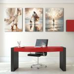 3 Pack Christian Jesus Wall Art Prints