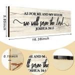 As for Me and My House Wooden Wall Art