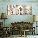 3 Pack Christian Jesus Wall Art Prints