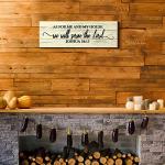 As for Me and My House Wooden Wall Art