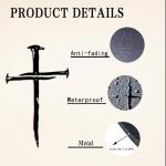 Jesus Metal Wall Cross Decor for Home or Church