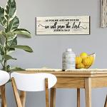 As for Me and My House Wooden Wall Art