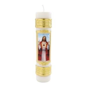 Sacred Heart of Jesus Candle for Prayer and Decor