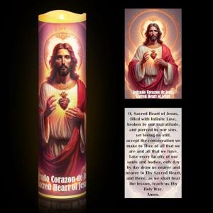 Catholic Prayer Candle and Card Set for All Occasions