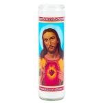 Sacred Heart of Jesus Candle Set with Bookmark