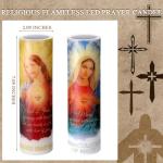 Jesus Candles LED Flameless Prayer Candle Set