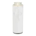 Sacred Heart Prayer Candle in Clear Glass