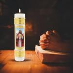 Sacred Heart of Jesus Candle for Prayer and Decor