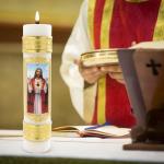 Sacred Heart of Jesus Candle for Prayer and Decor