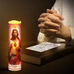 Catholic Prayer Candle and Card Set for All Occasions