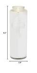 Sacred Heart Prayer Candle in Clear Glass