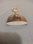 Jesus Double-Sided Gold Metal Keychain Ring