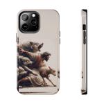 Jesus and Wolves Christian Phone Case for iPhone