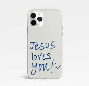 Jesus Loves You Christian Phone Case for iPhone 11-16