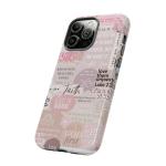 Pink Christian Quote Phone Case - Jesus Saves