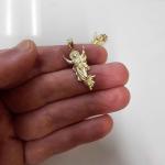 Gold Resurrection of Jesus Christ Pendant Necklace