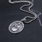 Sacred Heart of Jesus Stainless Steel Pendant Necklace