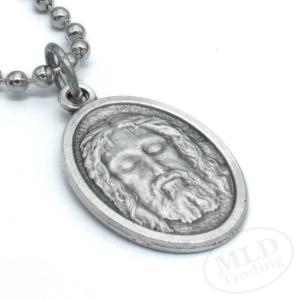 Jesus Have Mercy Medal Pendant Necklace with Chain