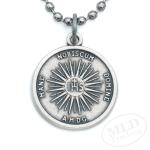Jesus Medal Necklace - Italian Silver-Plated Pendant