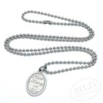 Jesus Have Mercy Medal Pendant Necklace with Chain