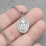 Jesus Have Mercy Medal Pendant Necklace with Chain