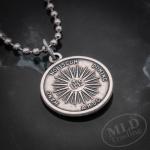 Jesus Medal Necklace - Italian Silver-Plated Pendant