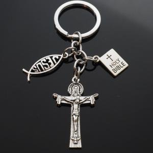 Jesus Fish Keychain – Christian Bible Charm Gift