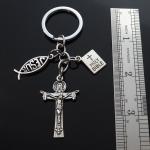 Jesus Fish Keychain – Christian Bible Charm Gift