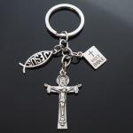 Jesus Fish Keychain – Christian Bible Charm Gift
