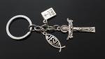 Jesus Fish Keychain – Christian Bible Charm Gift