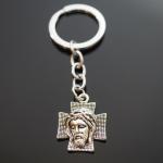 Jesus Cross Thorns Keychain for Christians