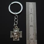 Jesus Cross Thorns Keychain for Christians