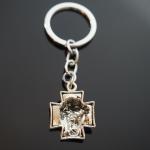 Jesus Cross Thorns Keychain for Christians
