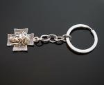 Jesus Cross Thorns Keychain for Christians