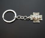 Jesus Cross Thorns Keychain for Christians