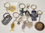 Christian Angel Jesus Keychain Collection - Set of 10