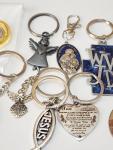 Christian Angel Jesus Keychain Collection - Set of 10