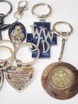 Christian Angel Jesus Keychain Collection - Set of 10