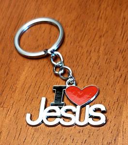 Jesus Love Keychain - Perfect Religious Gift