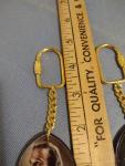 Jesus and Pope John II Double-Sided Keychain Set