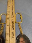 Jesus and Pope John II Double-Sided Keychain Set
