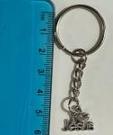 Jesus Heart Charm Keychain for Christian Gifts