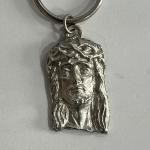 Vintage Jesus Christ Metal Keychain - Y2K Style