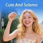 Christian Cross Keychain - Perfect Gift for Her