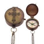 Personalized Engraved Compass for Baptism and Confirmation Gift