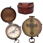 Personalized Engraved Compass for Baptism and Confirmation Gift